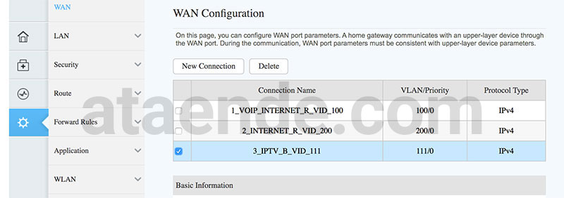 WAN Configuration