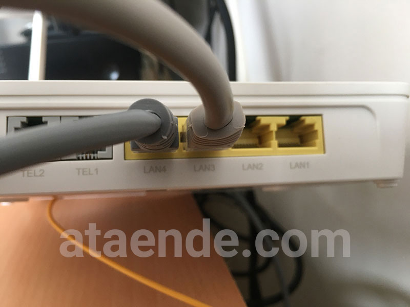 port LAN modem Huawei HG8245H5