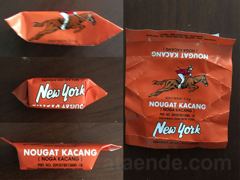 Permen kacang nougat new york